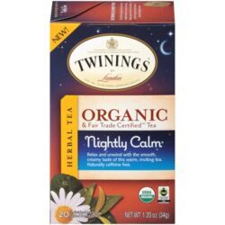 Chá de Ervas Twinings Nightly Calm Orgânico e Fair Trade Certified™ - 20 Saquinhos (Aprox. 38g)