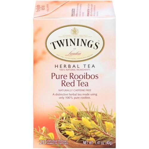 Twinings Chá Vermelho Rooibos Puro - 20 Sachês - 40g (20x2g)