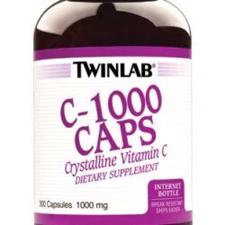 Twinlab C-1000 Caps: Vitamina C 1000mg com 300 Cápsulas para Imunidade e Vitalidade