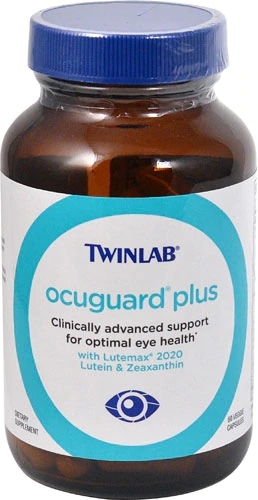 Twinlab OcuGuard® Plus - 60 Cápsulas Vegetais: Saúde Ocular Completa