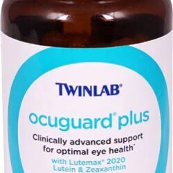 Twinlab OcuGuard® Plus com Lutemax 2020 Luteína e Zeaxantina - 120 Cápsulas Vegetais para Saúde Ocular