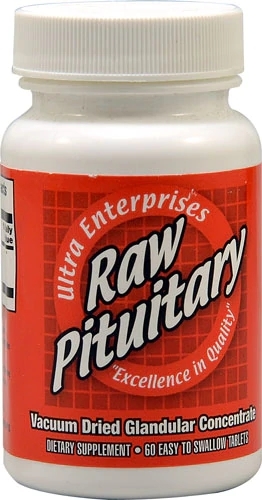 Ultra Glandulars Pituitária Crua 60 Comprimidos - Suporte Hormonal Natural