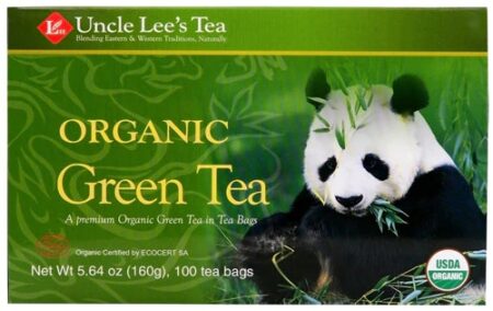 Uncle Lee's Organic Green Tea -- 100 Tea Bags