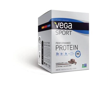 Vega Sport Protein Powder Chocolate -- 12 Packets