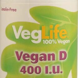 VegLife Vegan D 400 UI - 100 Comprimidos: Vitamina D Vegana Essencial para Sua Saúde