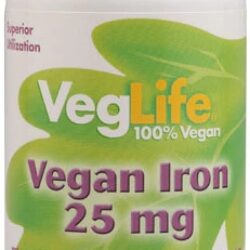 VegLife Vegan Iron - 25mg - 100 Tablets: Ferro Vegano Essencial para Sua Saúde