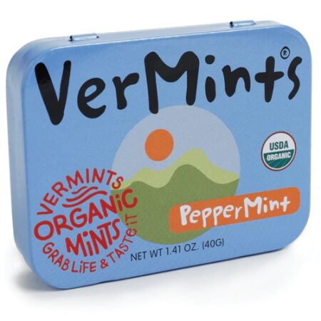 Vermints Organic Mints Peppermint -- 1.41 oz