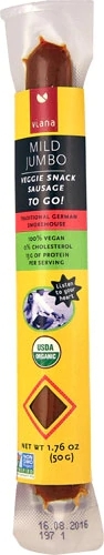 Salsicha Vegetal Viana Snack Sausage To Go Suave Jumbo 50g