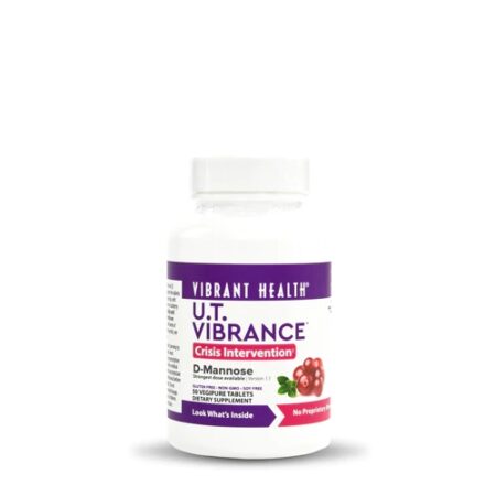 Vibrant Health Mannose and Botanicals U.T. Vibrance -- 50 Vegetarian Tablets