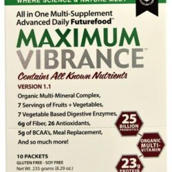 Vibrant Health Maximum Vibrance Sem Sabor - 10 Sachês: Nutrição Essencial para Sua Vitalidade