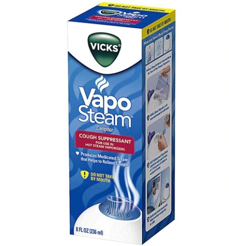 Vicks Vapo Steam Cough Suppressant Camphor -- 8 fl oz