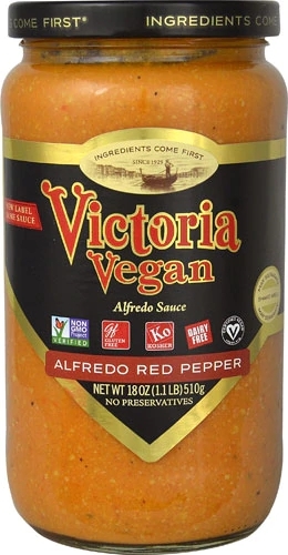 Molho Alfredo Vegano Victoria Pimentão Assado - 510g