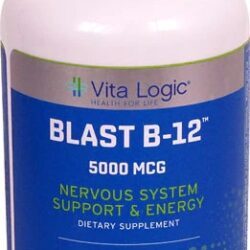 Vita Logic Blast B-12™ 5000mcg - 90 Comprimidos Vegetarianos: Energia e Bem-Estar Otimizados