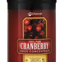 Concentrado de Suco de Cranberry Puro Vitacost 100% - 473ml (16 fl oz)