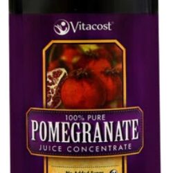 Concentrado de Romã Puro Vitacost 100% - 946ml (32 fl oz) - Poder Antioxidante Natural