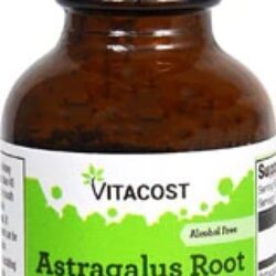 Extrato Líquido de Raiz de Astragalus Vitacost - Sem Álcool - 2000mg (59ml) - Suporte Imunológico e Vitalidade