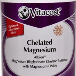 Magnésio Quelado Vitacost Albion® Bisglicinato - 180 Cápsulas para Máxima Absorção