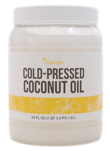 Óleo de Coco Extra Virgem Vitacost 100% Puro - 1593ml (54 fl oz) Não OGM e Sem Glúten