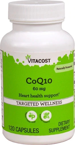 Vitacost CoQ10 60 mg - 120 Cápsulas: Energia Vital para o Seu Bem-Estar