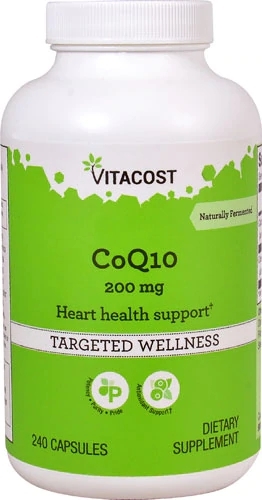 CoQ10 Vitacost 200mg - 240 Cápsulas: Energia e Bem-Estar para Você
