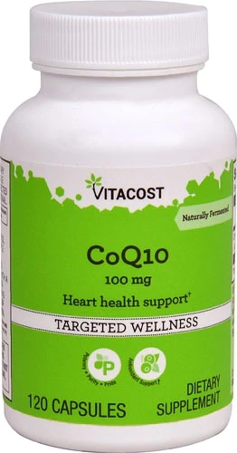CoQ10 100mg Vitacost - 120 Cápsulas Vegetarianas: Energia e Saúde para o seu Corpo
