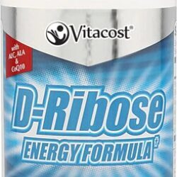 Vitacost D-Ribose Energy Formula 180 Cápsulas: Potência e Vitalidade Bioenergy Ribose®