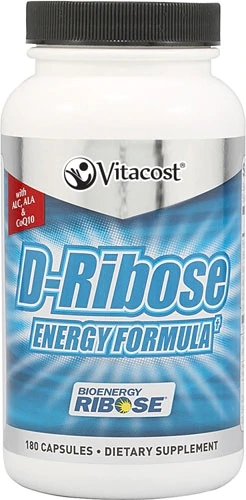 Vitacost D-Ribose Energy Formula 180 Cápsulas: Potência e Vitalidade Bioenergy Ribose®