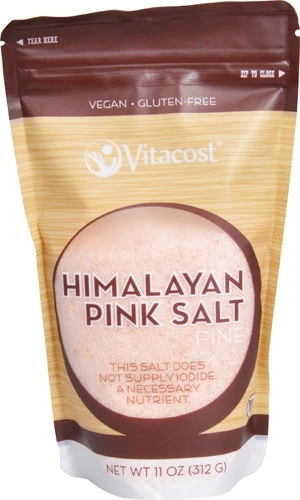 Sal Rosa do Himalaia Fino Vitacost - 312g - Pureza e Bem-Estar em Cada Grão