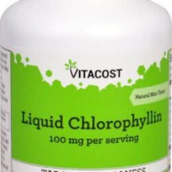Clorofila Líquida Vitacost Sabor Menta Natural - 473ml (16 fl oz)