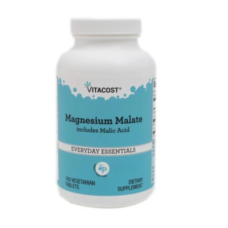 Vitacost Magnesium Malate with Malic Acid -- 180 Vegetarian Tablets