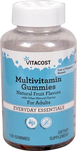 Vitacost Multivitamin Gummies para Adultos — Complexo Completo de Vitaminas e Minerais — 100 Gomas