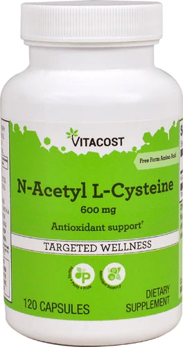 Comprar Vitacost N-Acetyl L-Cysteine -- 600 mg - 120 Capsules preço no  Brasil loja online promoção Amino Acids, N-Acetyl Cysteine (NAC),  Suplementos Alimentares, Vitamins & Supplements - Produto item Ref:386392