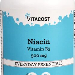 Vitacost Niacina (Vitamina B-3) 500 mg - 300 Cápsulas: Energia e Bem-Estar Essenciais