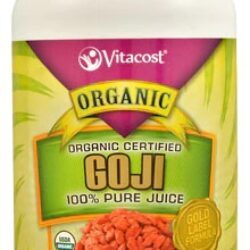 Suco Orgânico Puro de Goji Berry Vitacost - 946ml (32 fl oz) - Rico em Antioxidantes