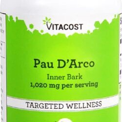 Vitacost Pau D'Arco Inner Bark 1020 mg - 120 Cápsulas: Saúde e Bem-Estar Natural