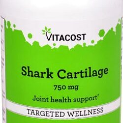 Vitacost Cartilagem de Tubarão 750 mg - 300 Cápsulas: Saúde e Bem-Estar Articular