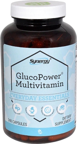Vitacost Synergy GlucoPower® Multivitamínico Completo - 240 Cápsulas para Saúde e Bem-Estar