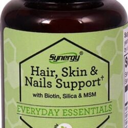 Vitacost Synergy Hair, Skin & Nails Support com Biotina, Silício e MSM - 60 Cápsulas