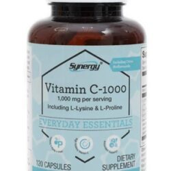Vitacost Synergy Vitamina C-1000 mg com L-Lisina e L-Prolina - 120 Cápsulas