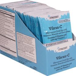 Vitacost Vibran-C Bebida Efervescente Laranja 1200mg - 30 Sachês | Vitamina C Potente
