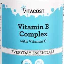 Vitacost Complexo B com Vitamina C - 300 Cápsulas - Energia e Bem-Estar