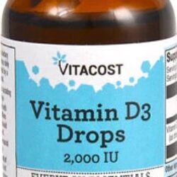 Vitacost Vitamina D3 Líquida 2000 UI - 30ml: Saúde Óssea e Imunidade Fortalecidas