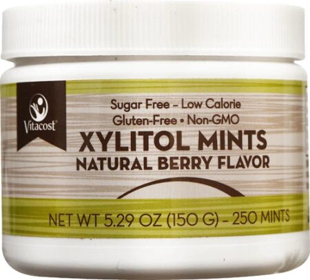 Vitacost Xylitol Mints Berry -- 250 Mints