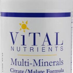 Vital Nutrients Multi-Minerais Citrate-Malate Formula - 120 Cápsulas (Sem Cobre ou Ferro)
