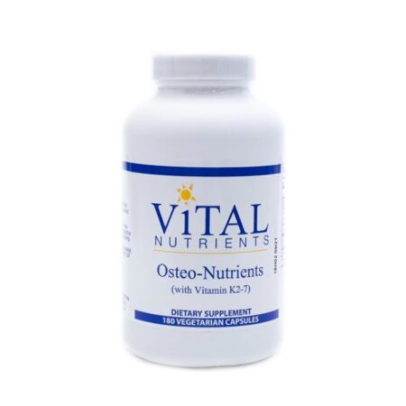 Vital Nutrients Osteo-Nutrients with Vitamin K2-7 -- 180 Vegetarian Capsules