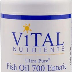 Vital Nutrients Ultra Pure Fish Oil 700 - 90 Cápsulas Gastro-Resistentes - Óleo de Peixe de Alta Pureza