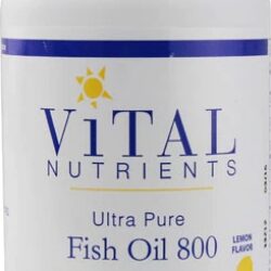 Vital Nutrients Ultra Pure Fish Oil 800mg Limão - 90 Cápsulas Gelatinosas