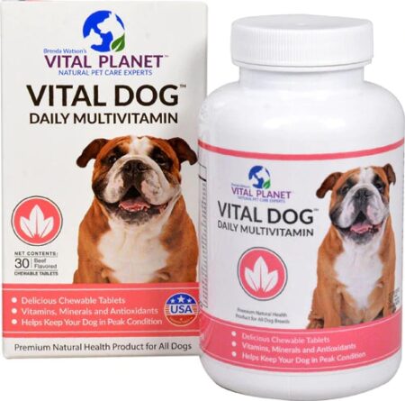 Vital Planet Vital Dog™ Daily Multivitamin Beef -- 30 Chewable Tablets