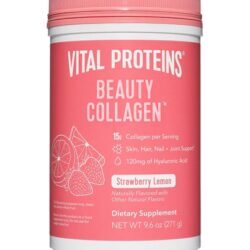 Vital Proteins Colágeno Beauty Morango Limão - 272g | Pele Radiante e Fortalecimento