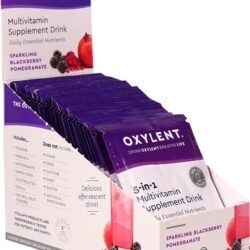 Vitalah Oxylent Multivitamínico Diário Sabor Amora Romã Efervescente - 30 Sachês